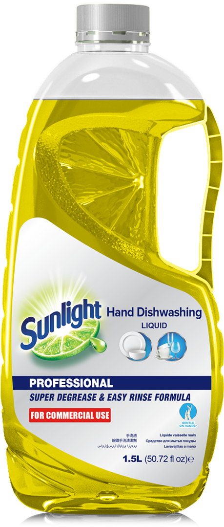 Sunlight Dishwashing Liquid Bottle PNG