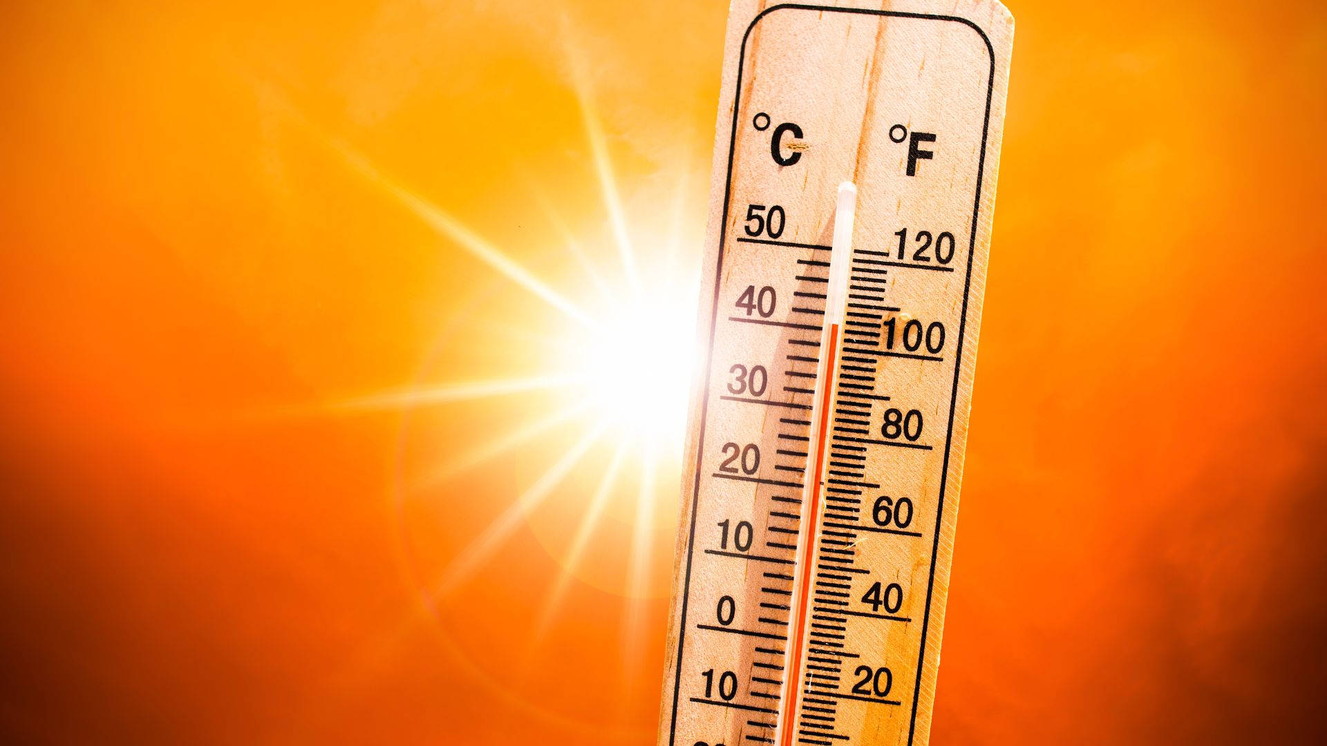 Sunlight Heat Temperature Background