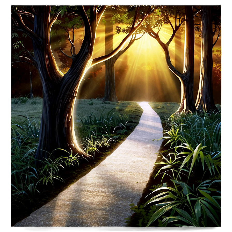 Download Sunlight Illuminating Path Png Skv77 | Wallpapers.com