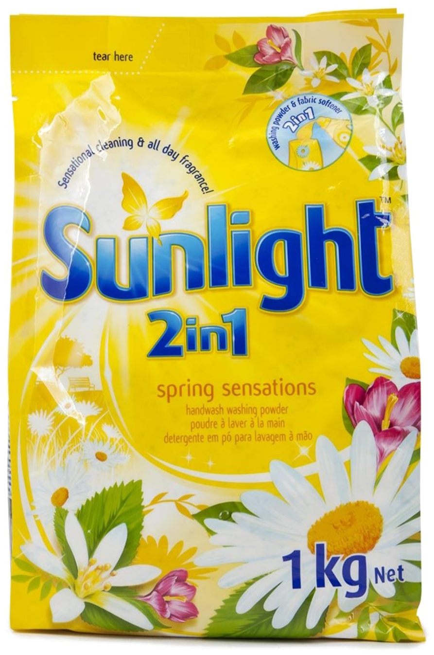 Sunlight2in1 Spring Sensations Washing Powder Package PNG