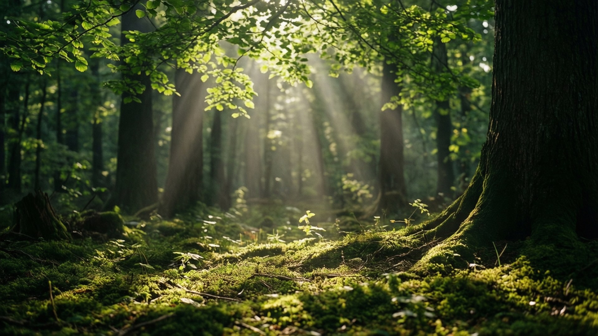 Solbeskinnet Skovro Wallpapers