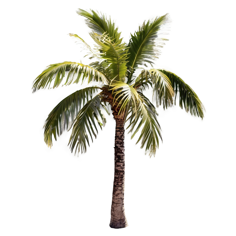 Sunlit Palm Trees Png 05042024 PNG