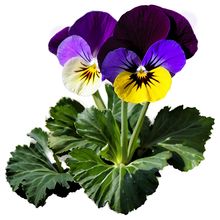 Sunlit Pansy Png 43 PNG