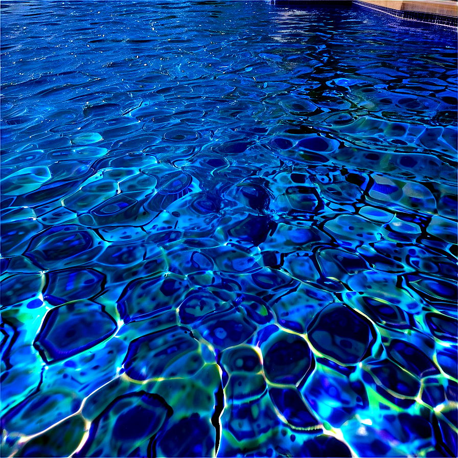 Sunlit Pool Water Texture Png 06252024 PNG