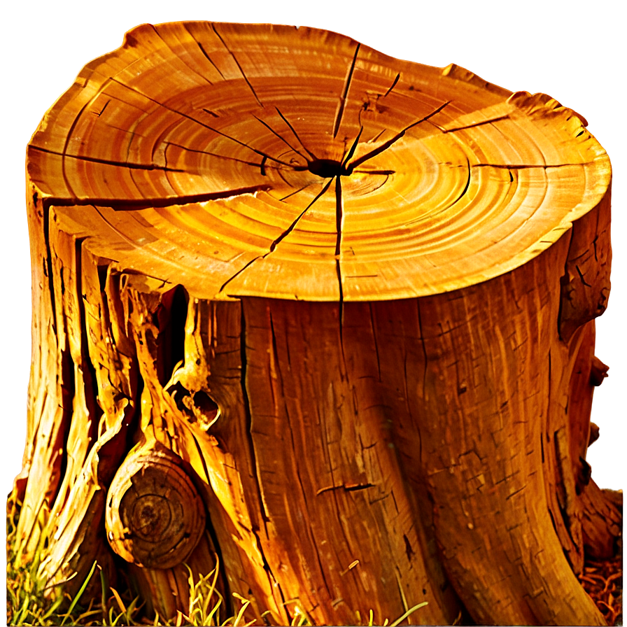 Sunlit Tree Stump Png Eor21 PNG