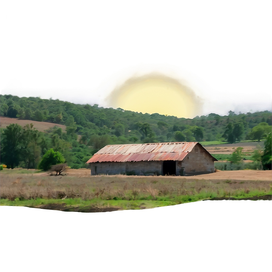 Sunny Countryside View Png Gex PNG