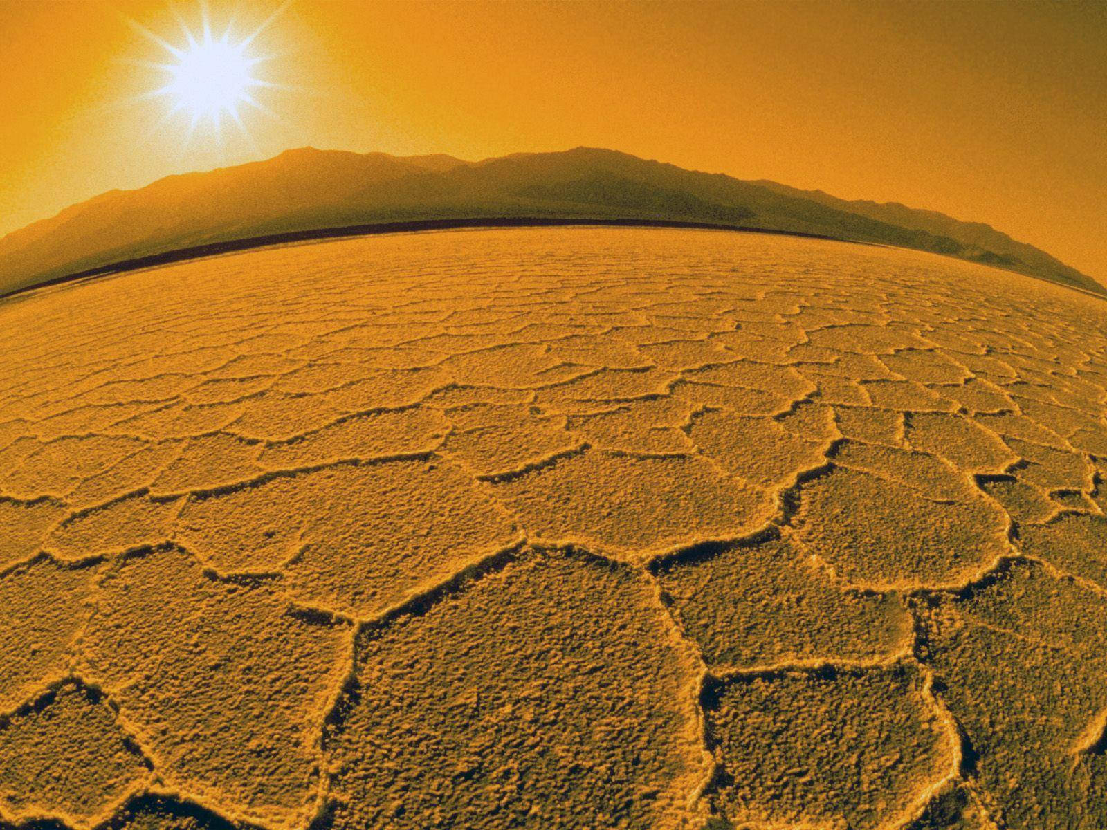 Giornatadi Sole A Death Valley Sfondo