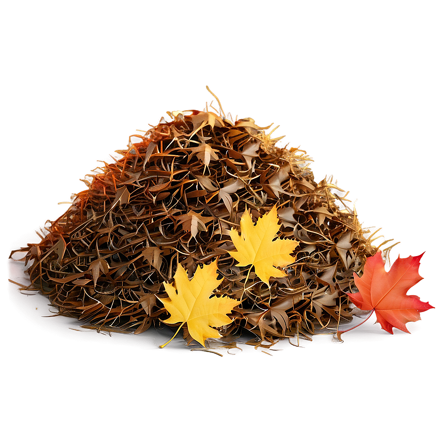 Sunny Day Leaf Pile Png 06202024 PNG