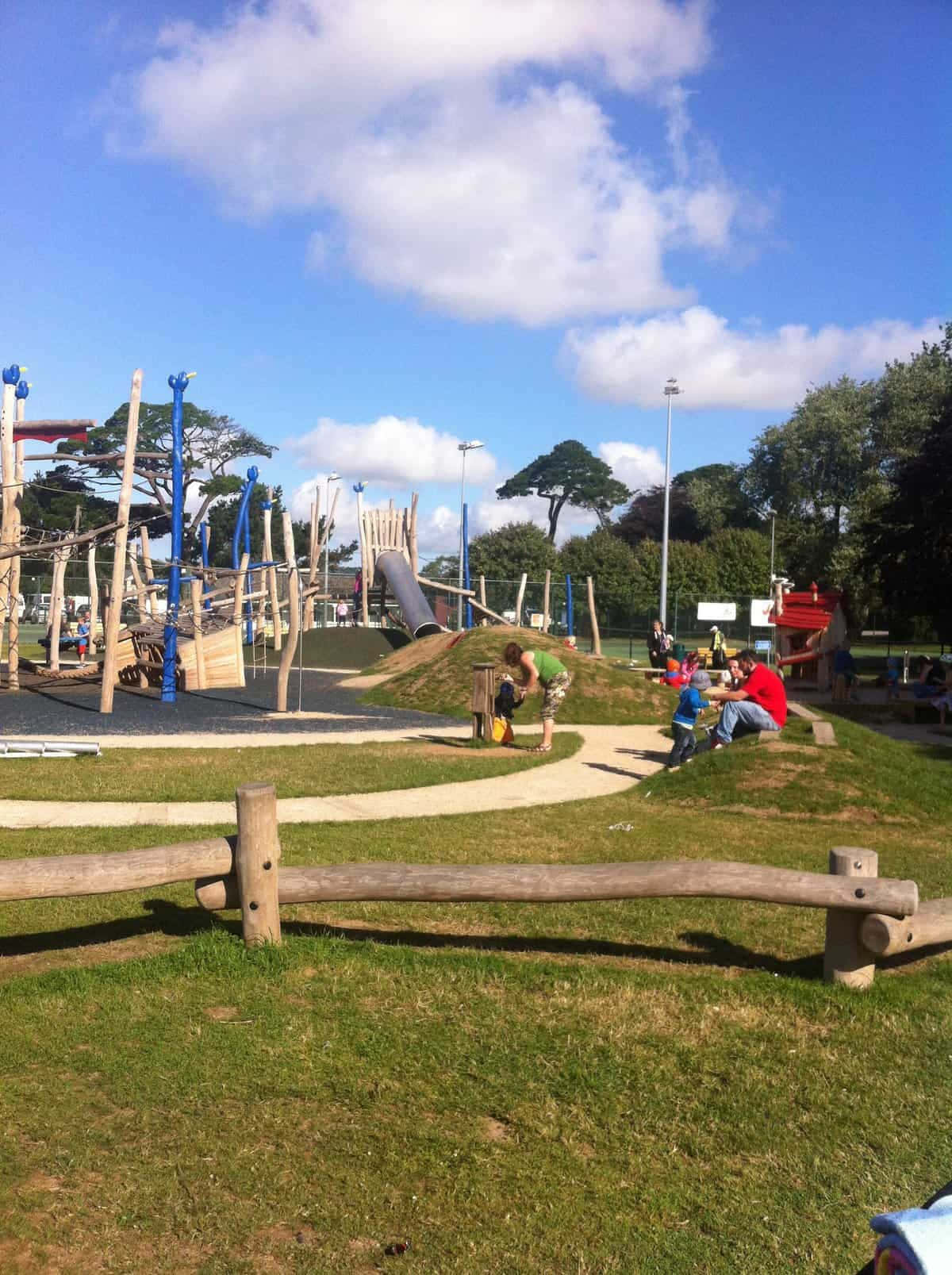 Sunny Day Playground Activity Truro U K Wallpaper