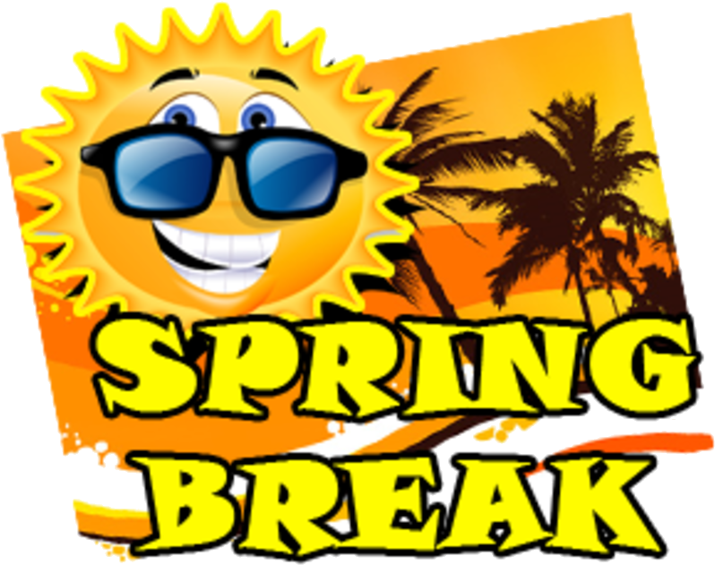 Sunny Spring Break Graphic PNG
