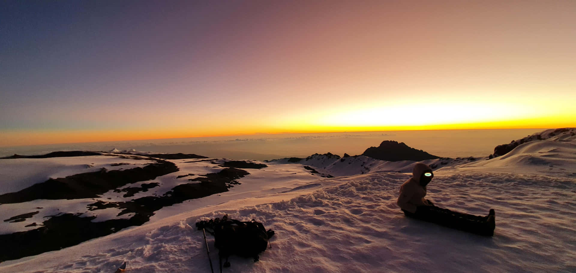 Sunrise At Mount Kilimanjaro Wallpaper