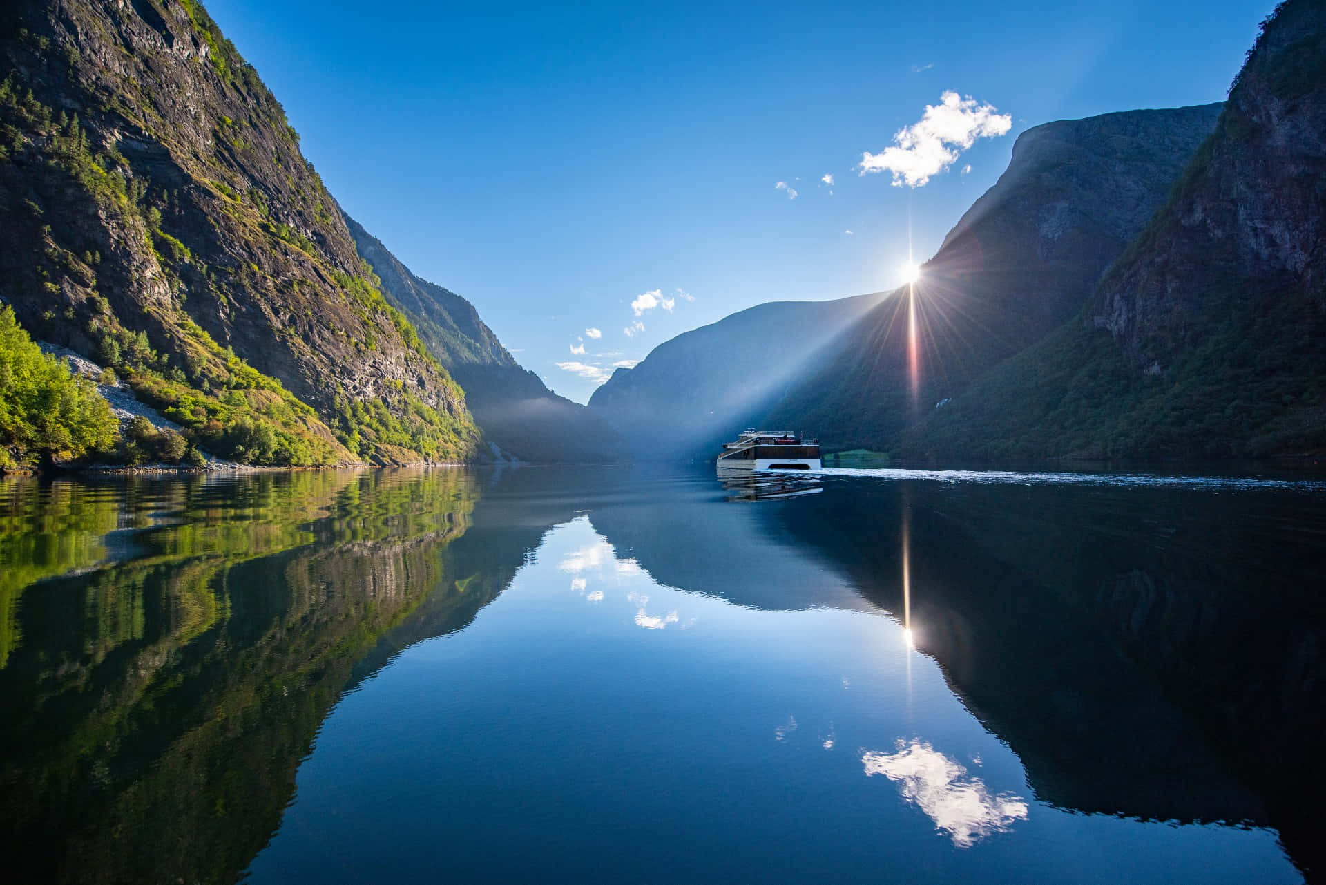 Sunrise Fjord Cruise Norway.jpg Wallpaper