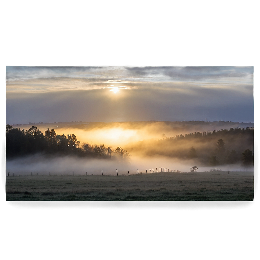 Sunrise Fog Transparent Png Hjw87 PNG