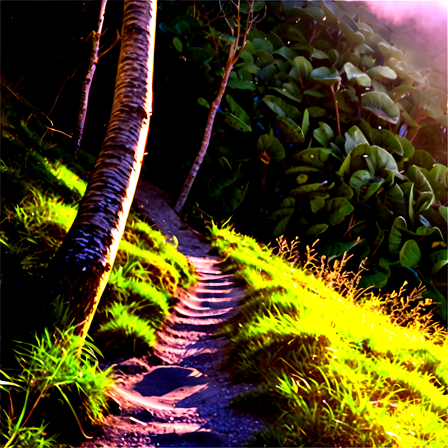 Sunrise Hiking Path Png Vtk49 PNG