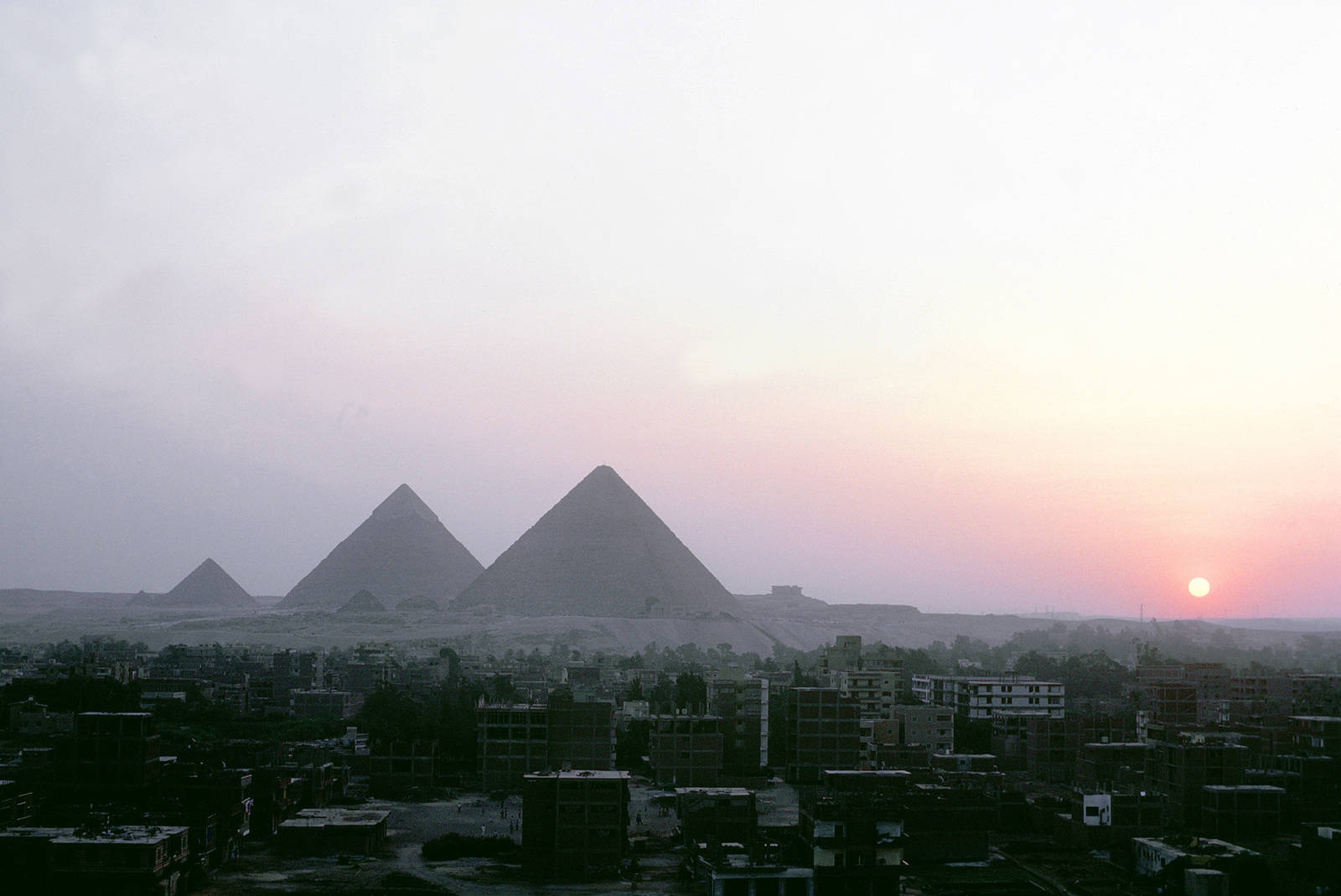 Solopgang i Kairo Egypten Wallpaper