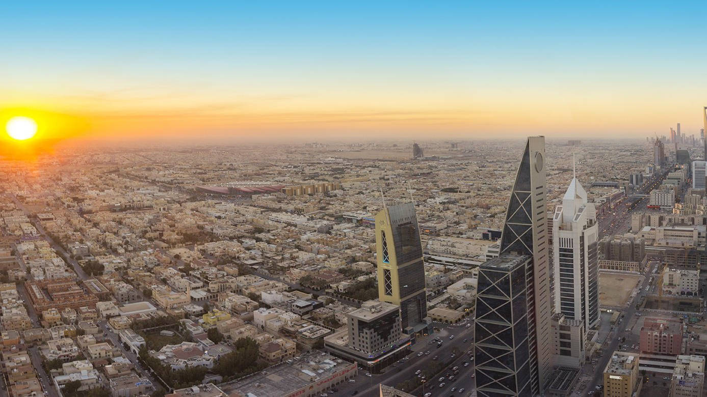 Sunrise Over Riyadh Wallpaper