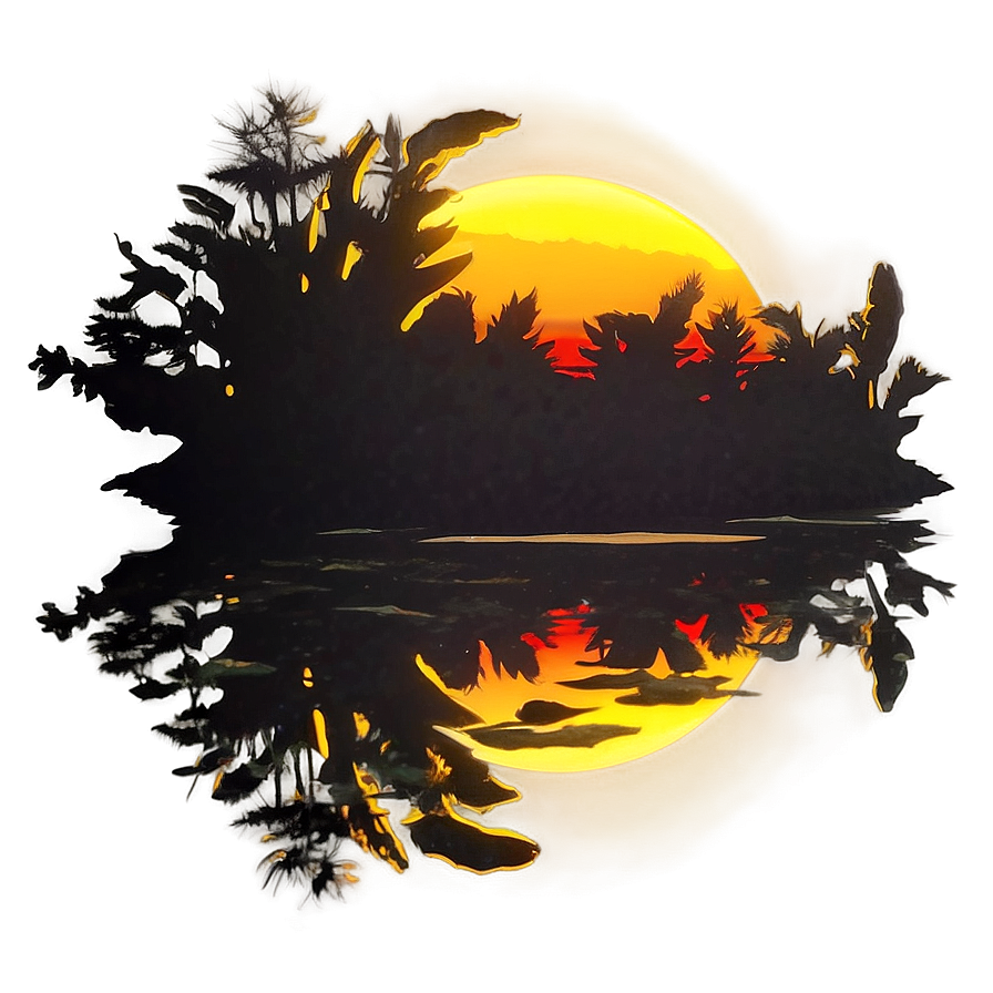 Sunrise Reflection Png 27 PNG