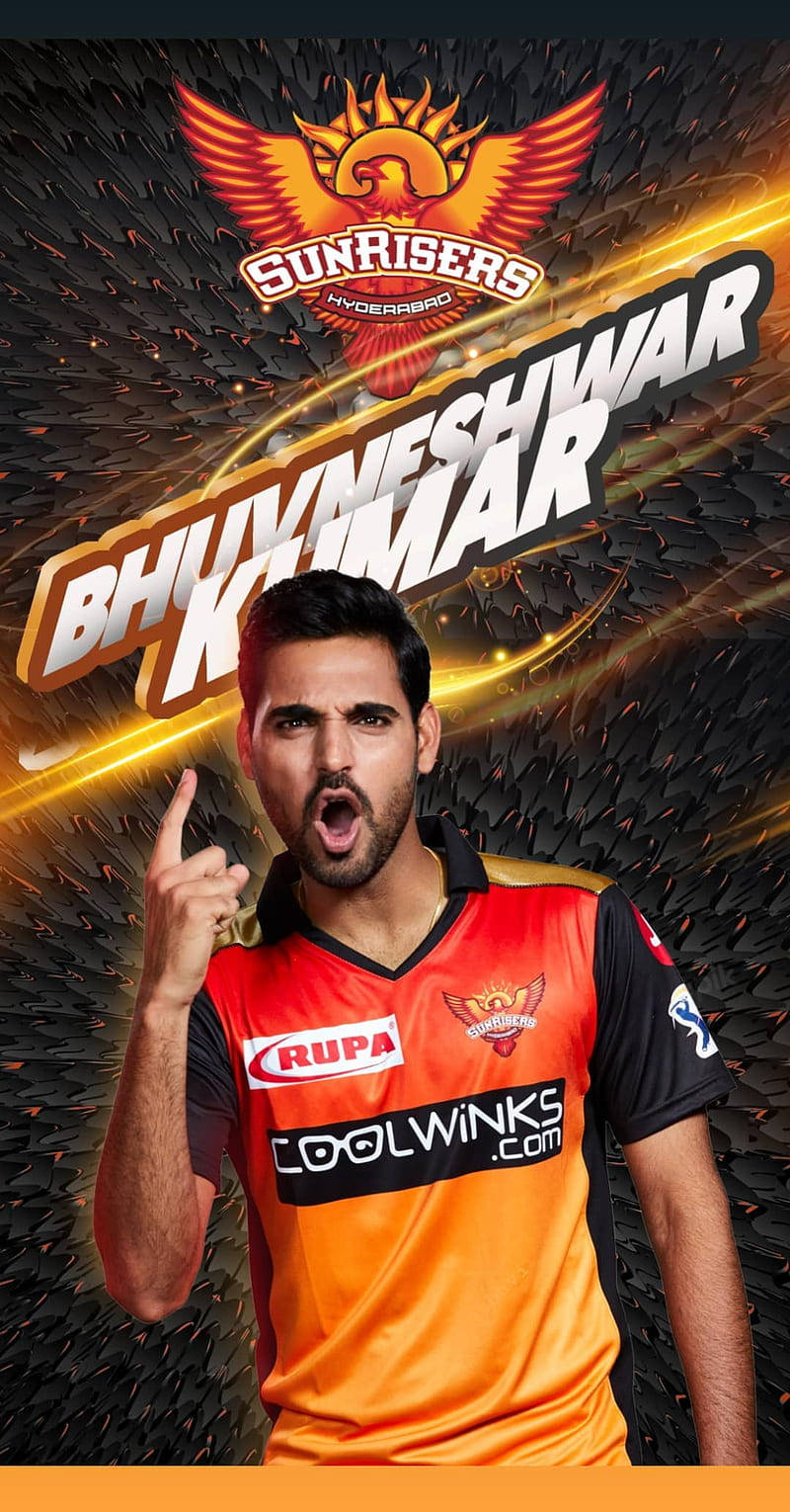 Sunrisers Hyderabad Cricketer Bhuvneshwar Kumar Wallpaper