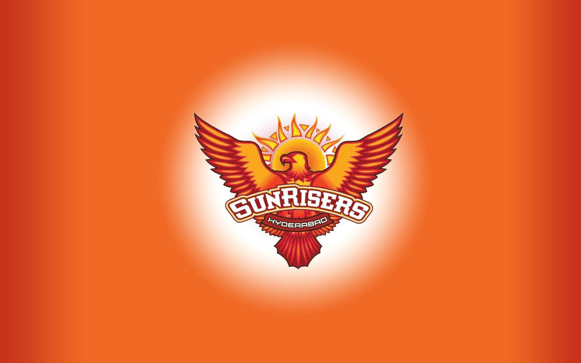 Sunrisers Hyderabad Orange And White Logo Wallpaper