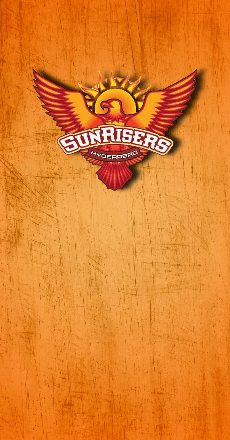 Logotipodo Pássaro Laranja Do Sunrisers Hyderabad. Papel de Parede