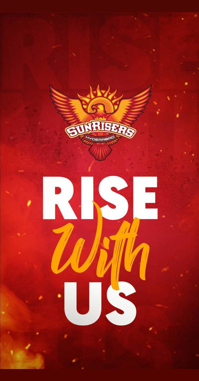 Sunrisers Hyderabad Rise With Us Poster Wallpaper