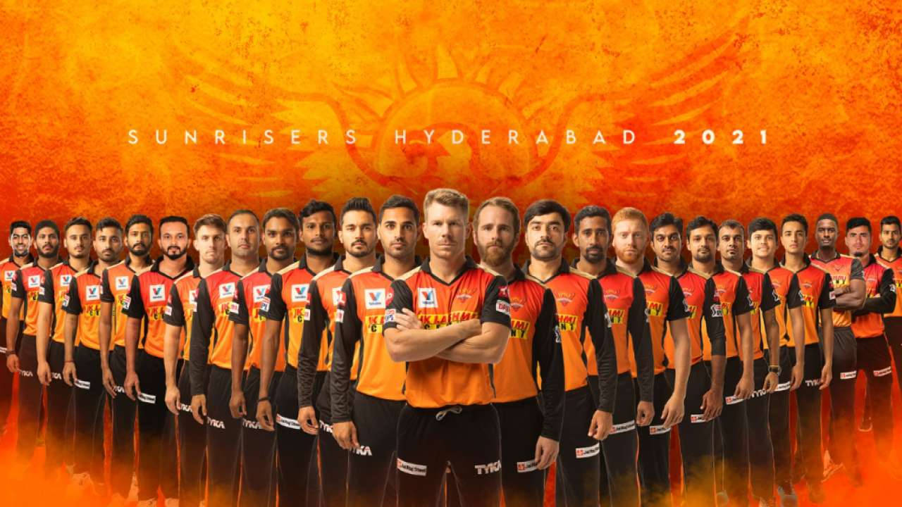 Sunrisers Hyderabad Team Line Up Poster Wallpaper