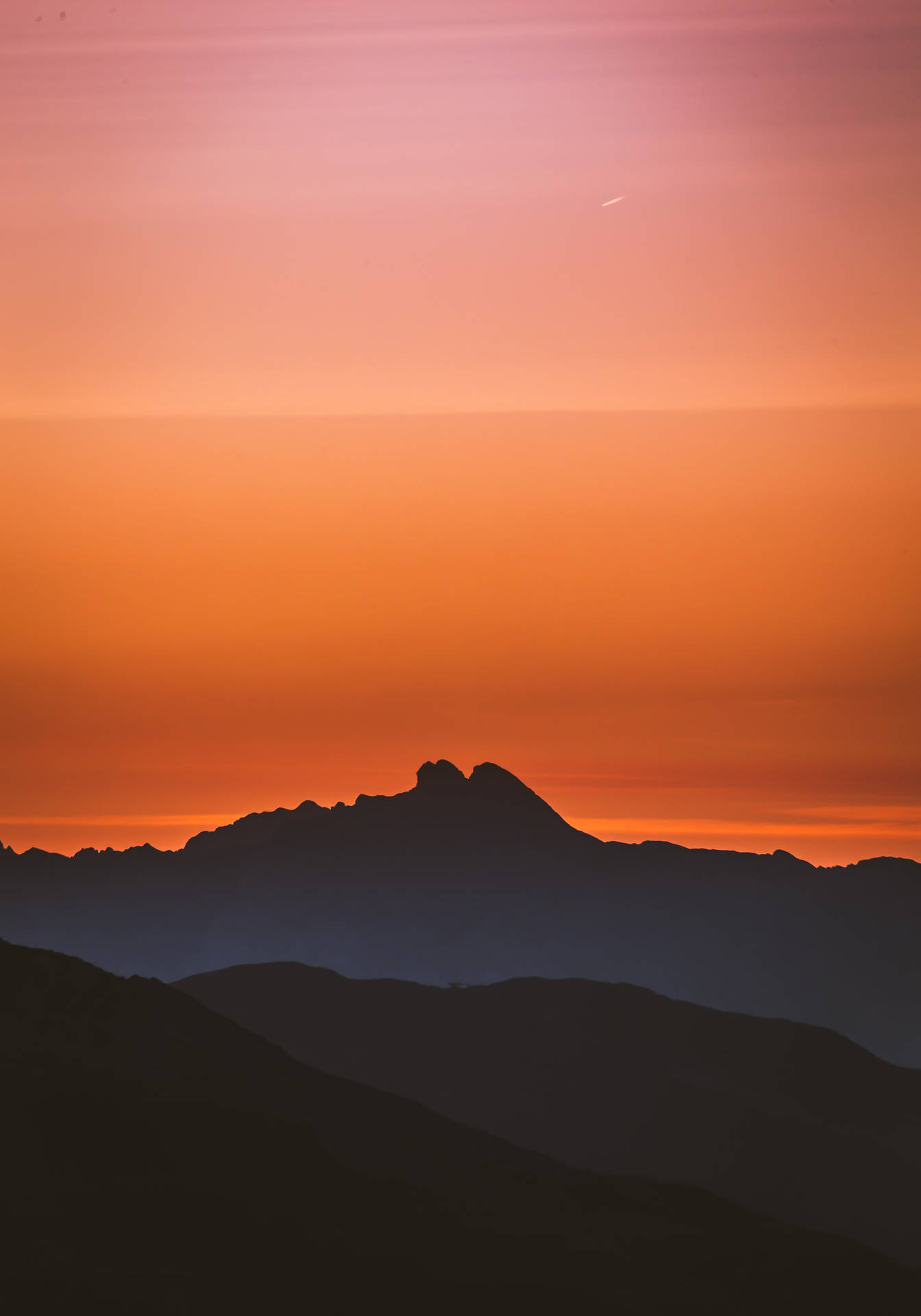 Sunset As Background For Lenovo Tablet Wallpaper