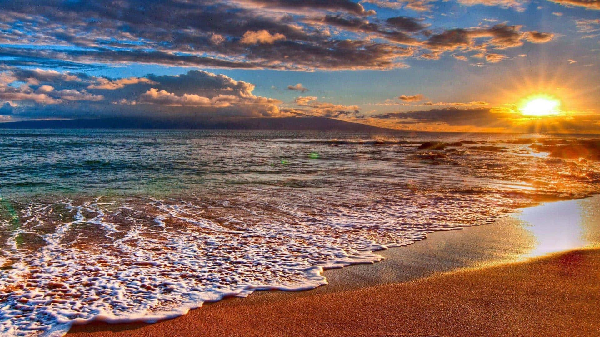 Sunset Beach Serenity.jpg Wallpaper