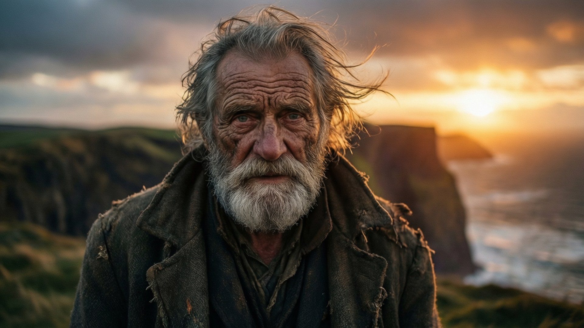 Sunset Cliff Elder Bakgrundsbilder