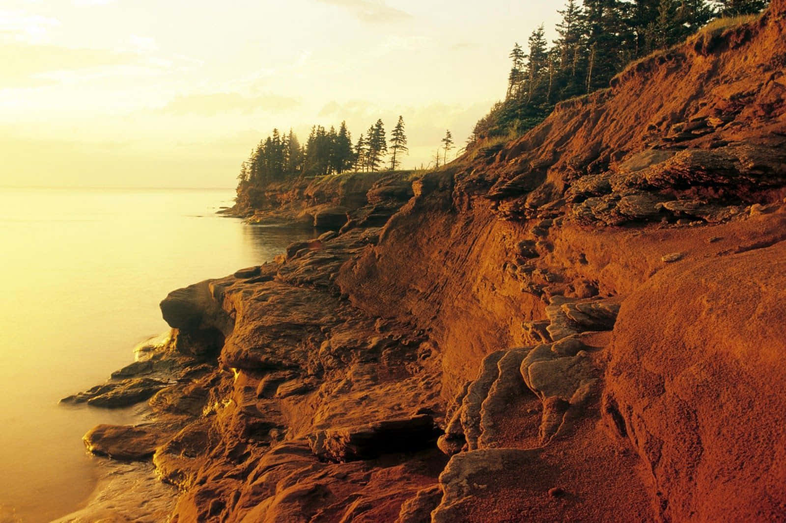 Sunset Cliffs Charlottetown Wallpaper