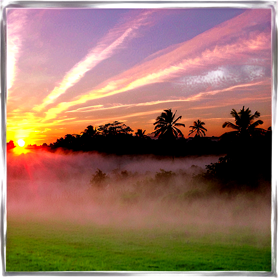 Sunset Fog Png 29 PNG