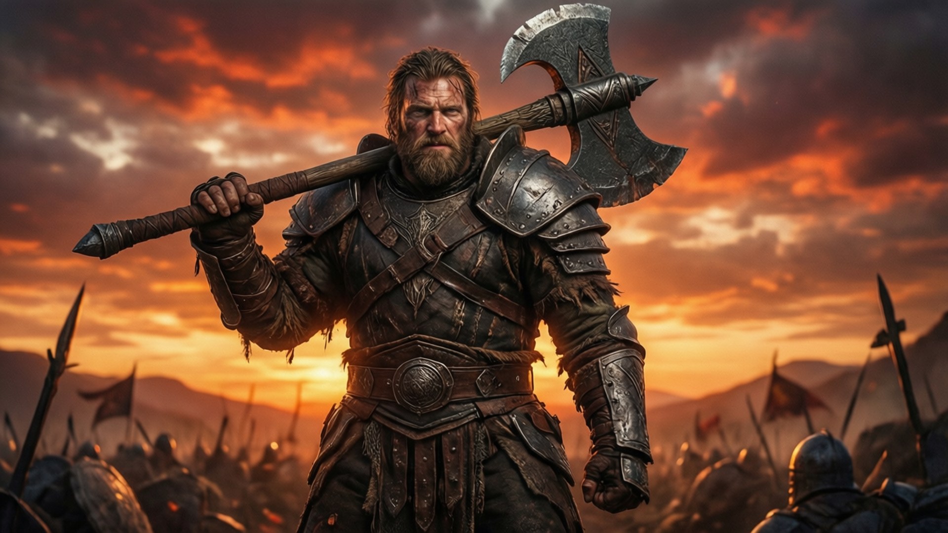 Glaive sejrrig ved solnedgang i Vainglory.