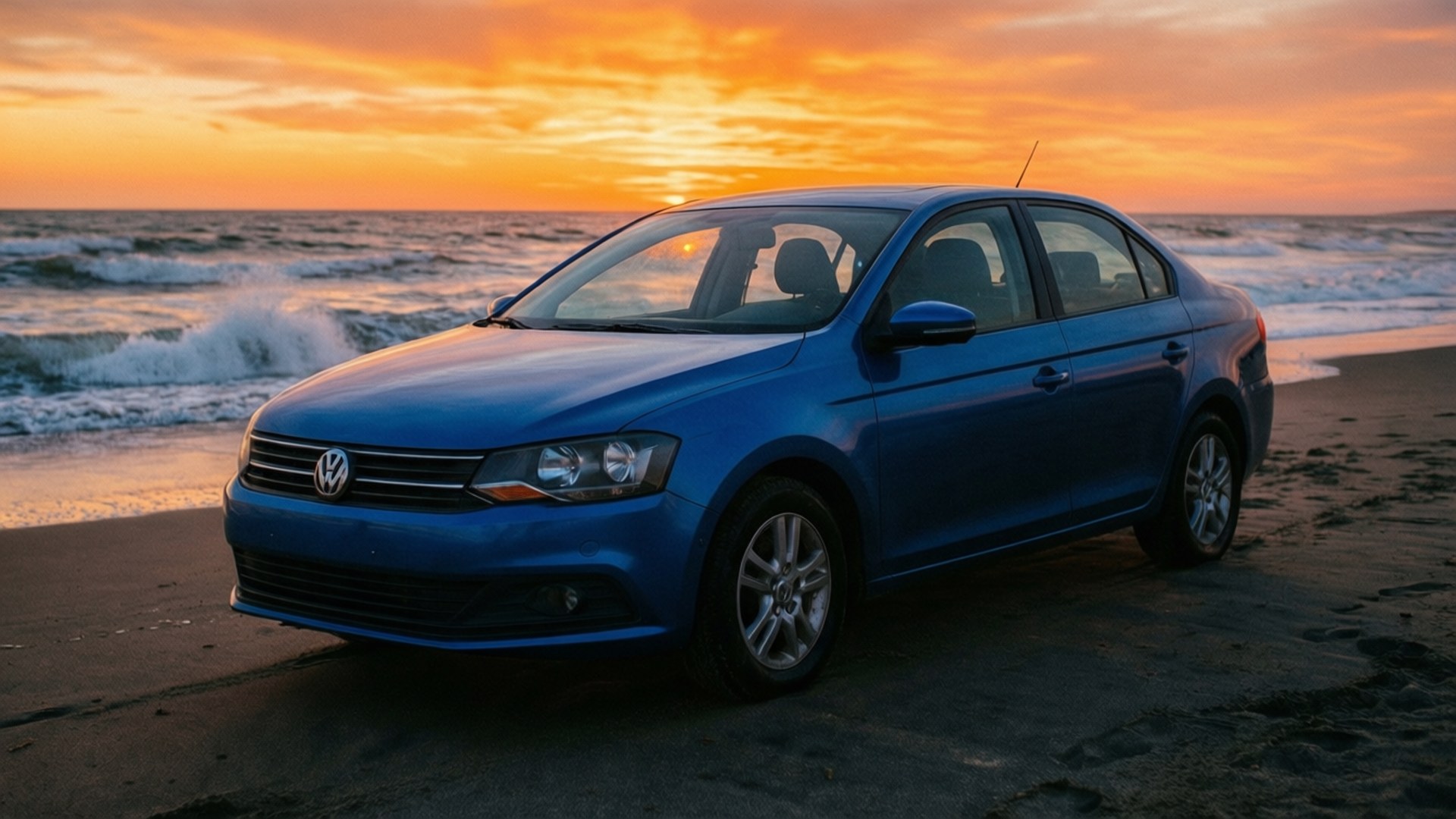Sunset Jetta Drive Wallpapers