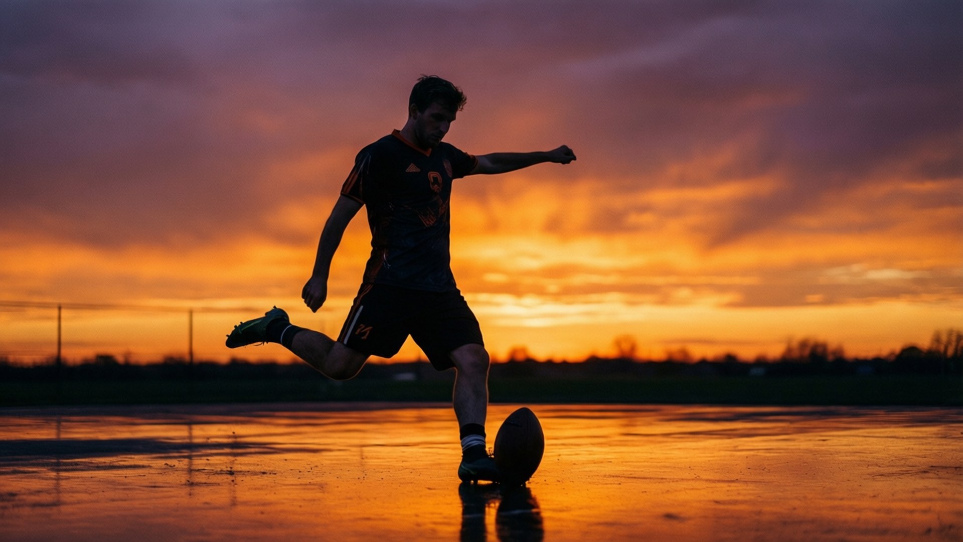 Zonsondergang Trap Achtergronden