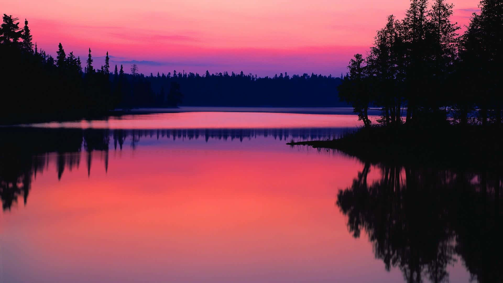 Captivating Sunset Landscape Wallpaper