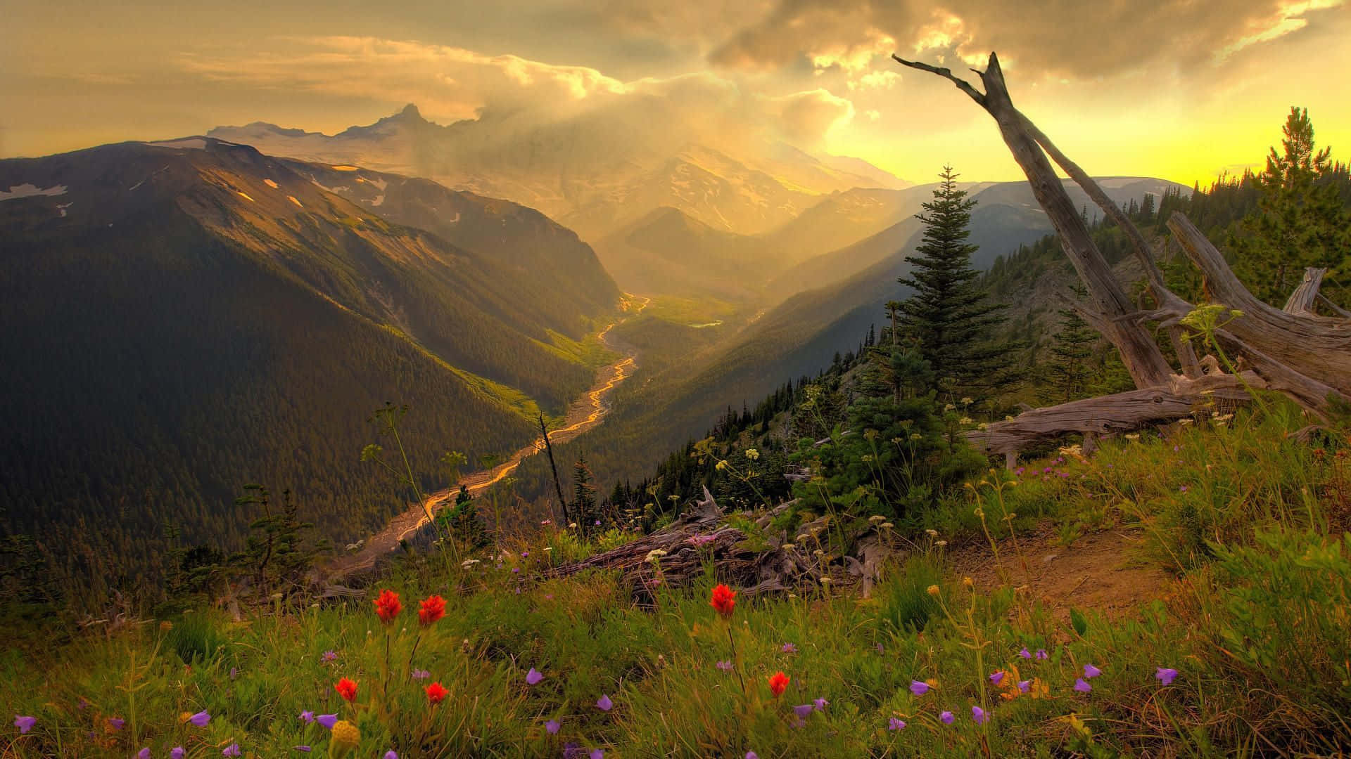 Sunset_ Mountain_ Valley_ View.jpg Wallpaper