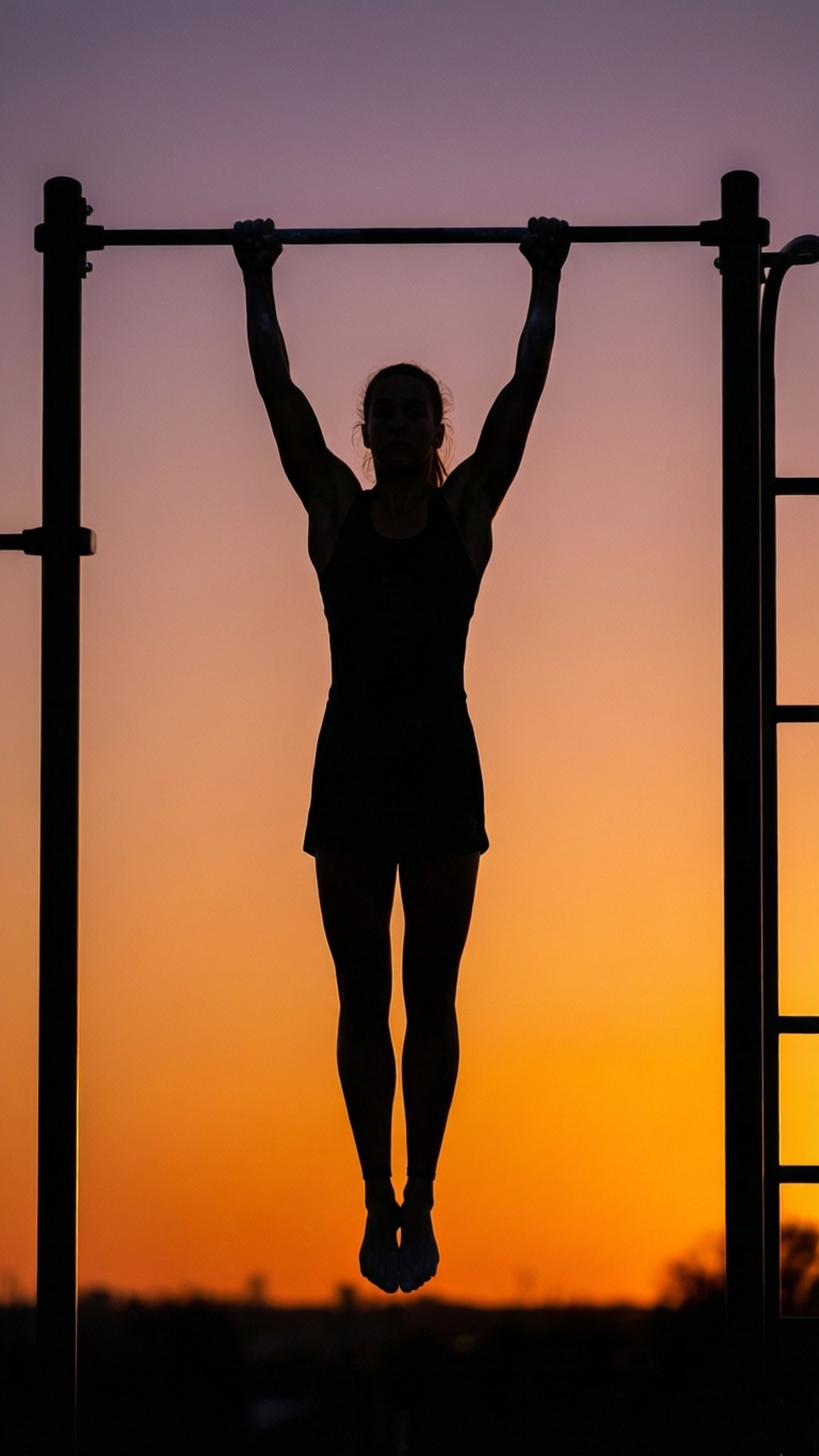 Coucher de Soleil Muscle-Up Fonds d'écran