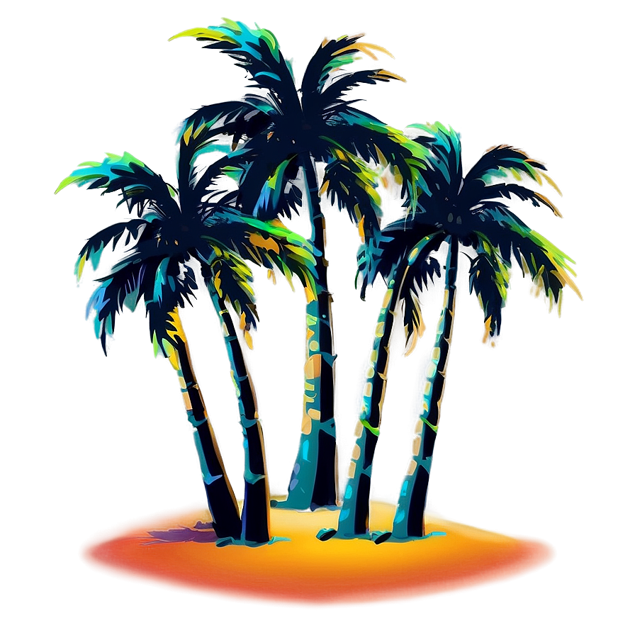 Sunset Palm Tree Png 60 PNG