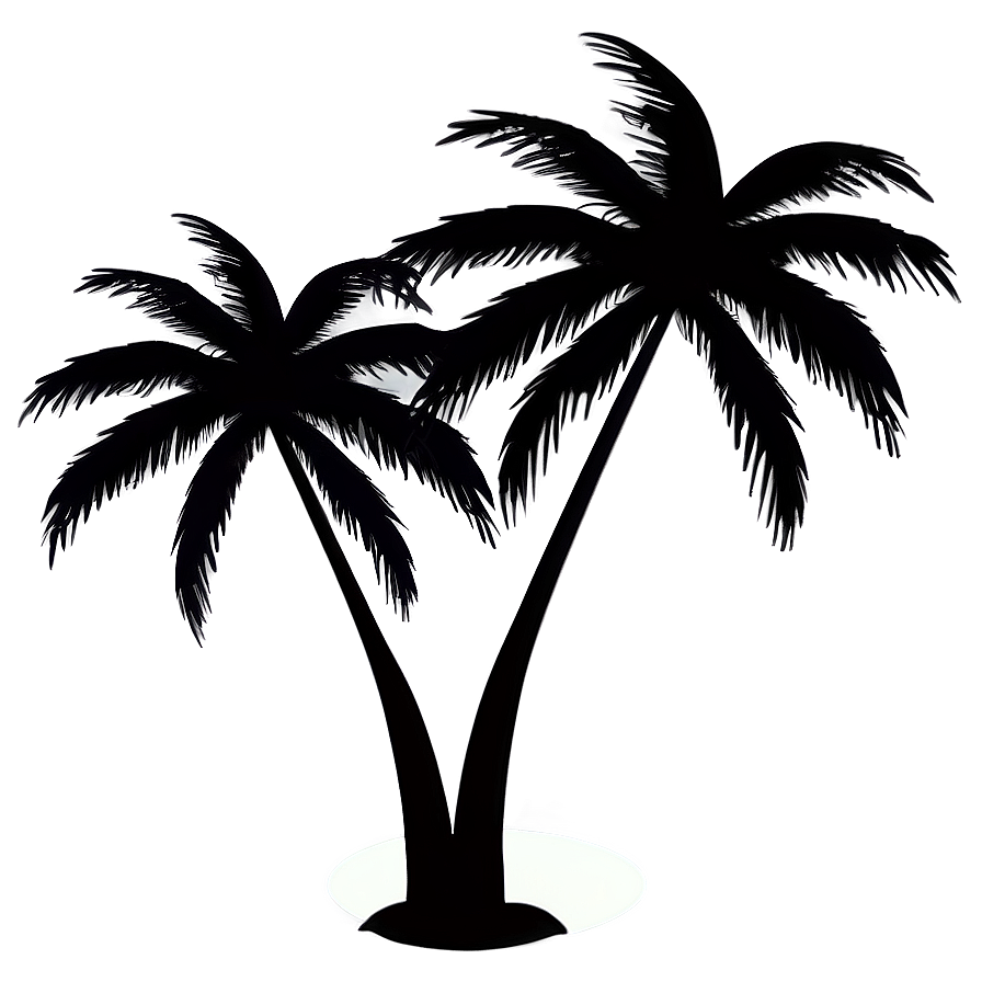 Sunset Palm Tree Silhouette Png Ndc PNG