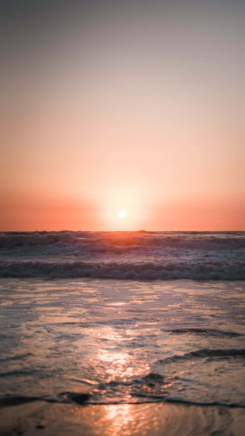 Captivating Beach Sunset Photography Wallpaper