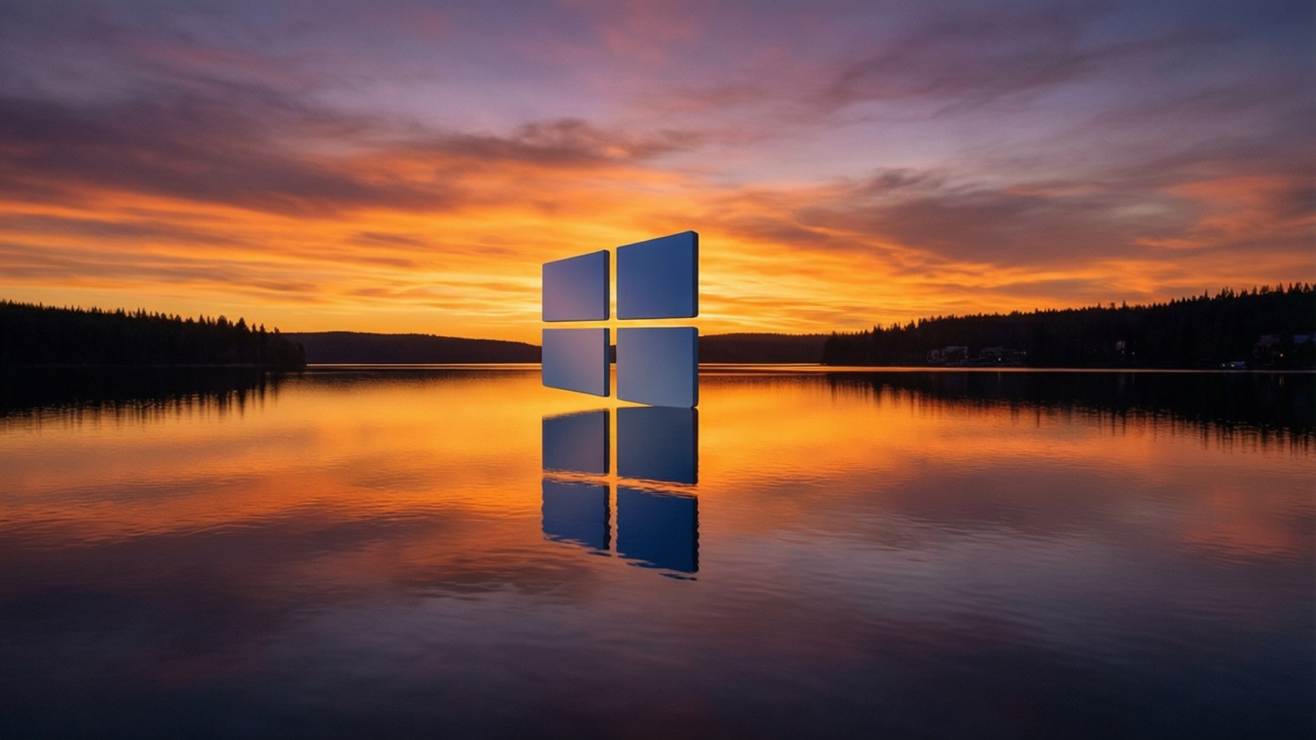 Sunset Reflection Bakgrunner