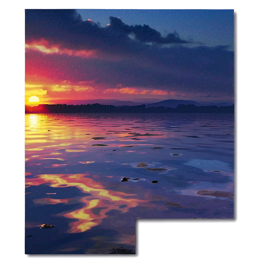 Sunset Reflection Png Who PNG