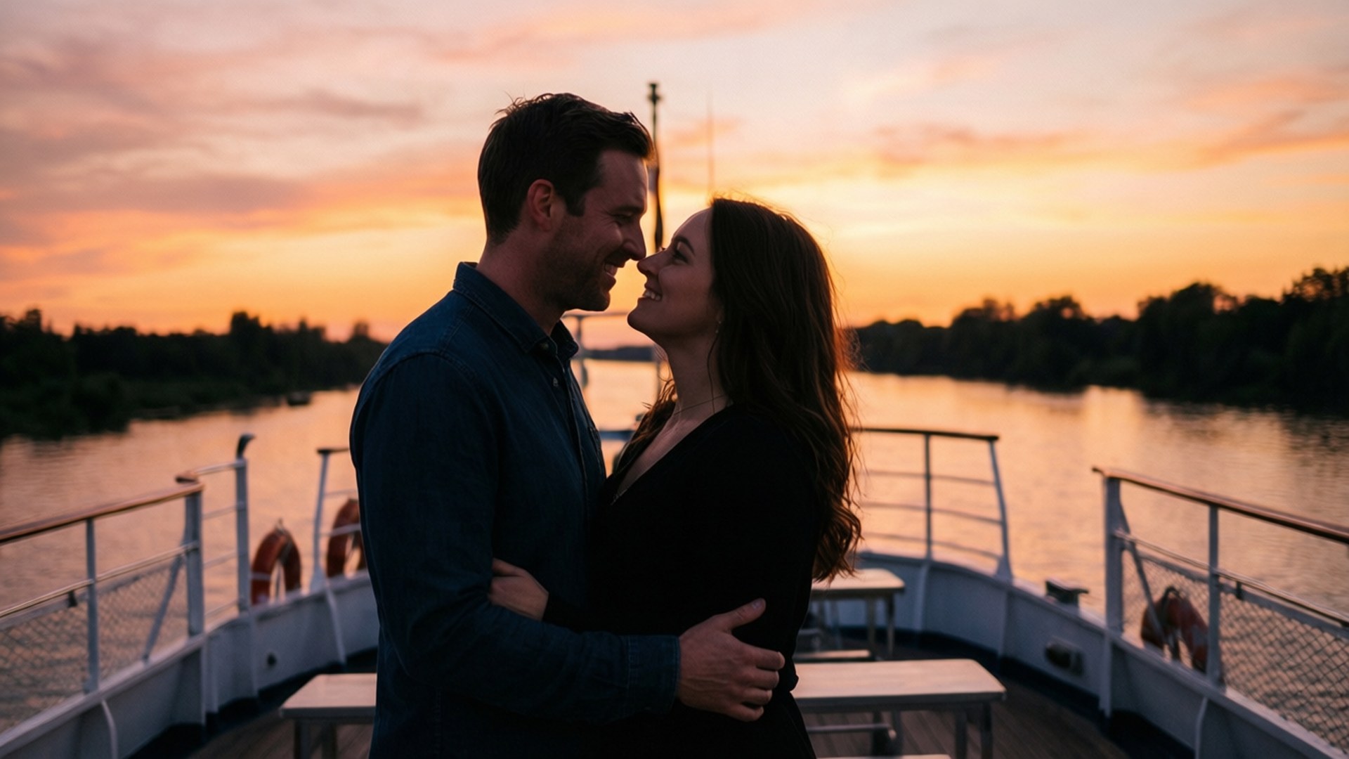 Sunset Romance Achtergronden