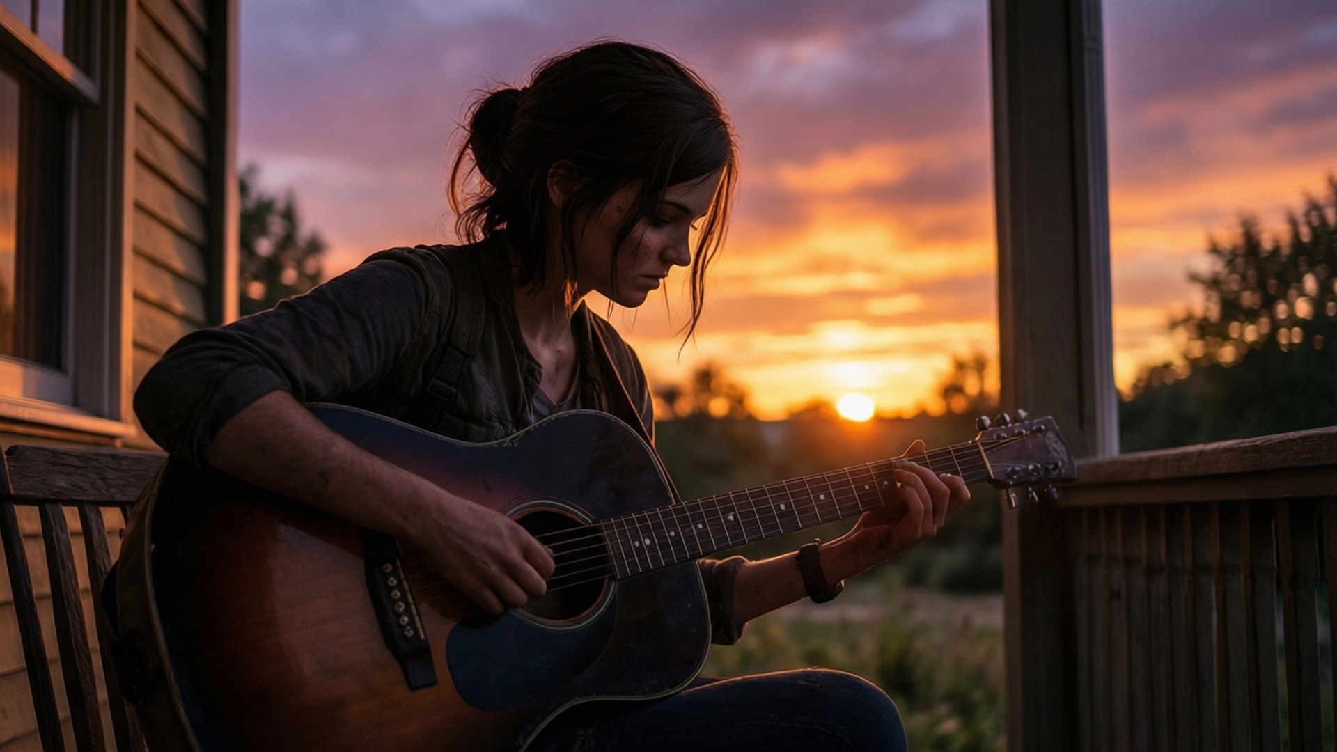 Sunset Serenade Bakgrunner