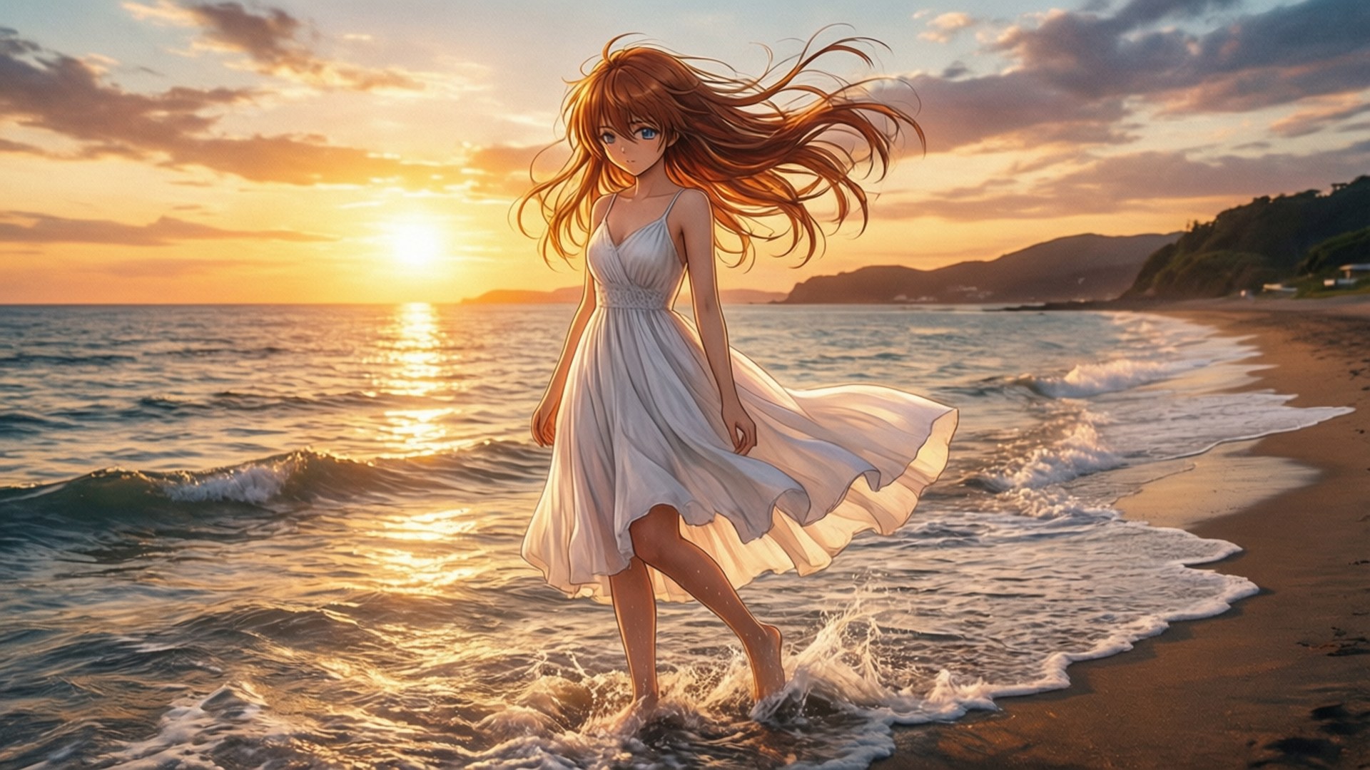 Sonnenuntergangsruhe Wallpaper