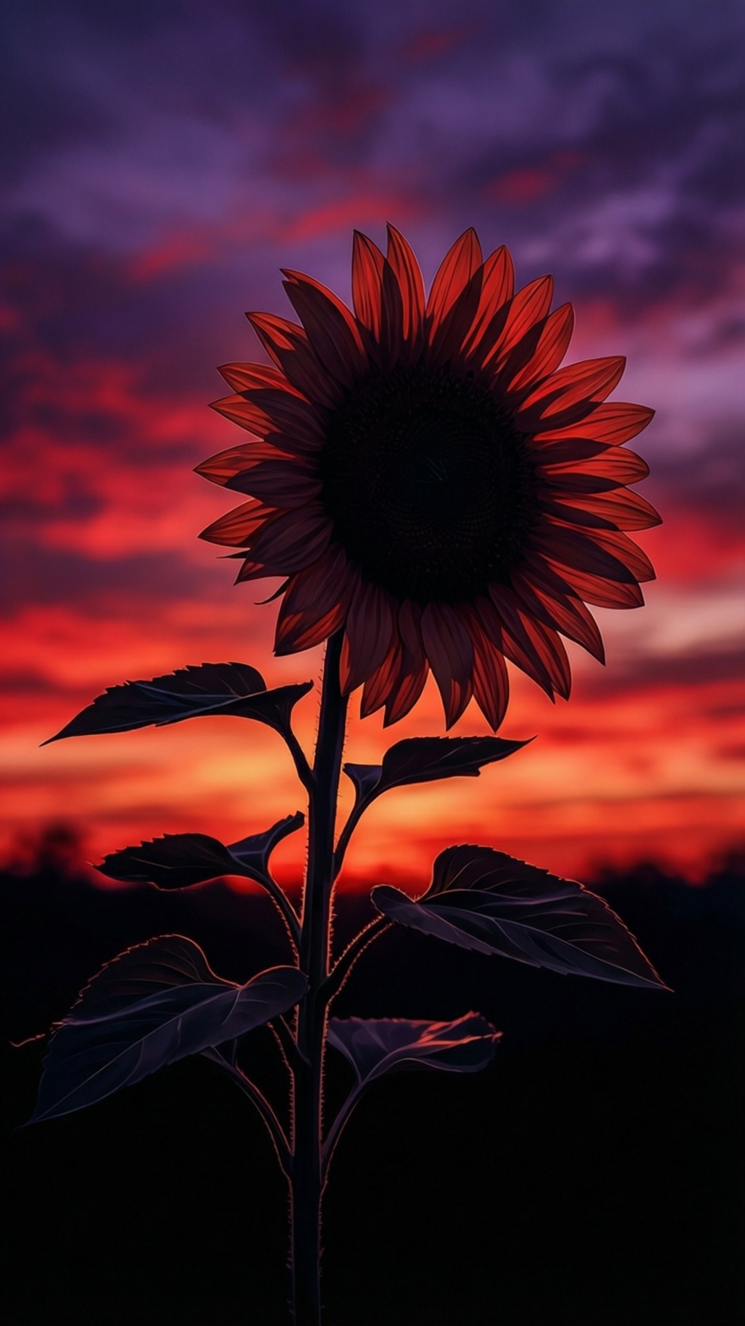 Solnedgang Silhuett Bakgrunner