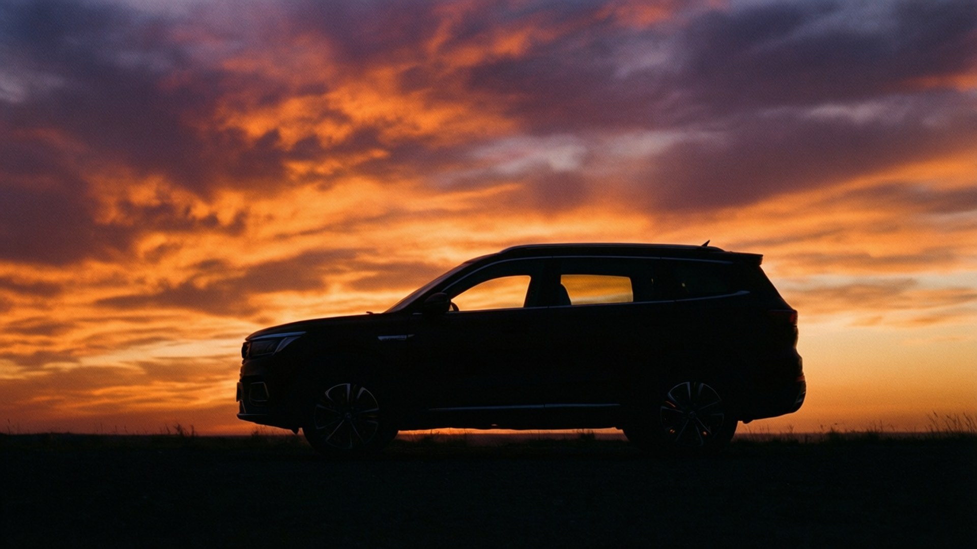 Zonsondergang Silhouet Achtergronden