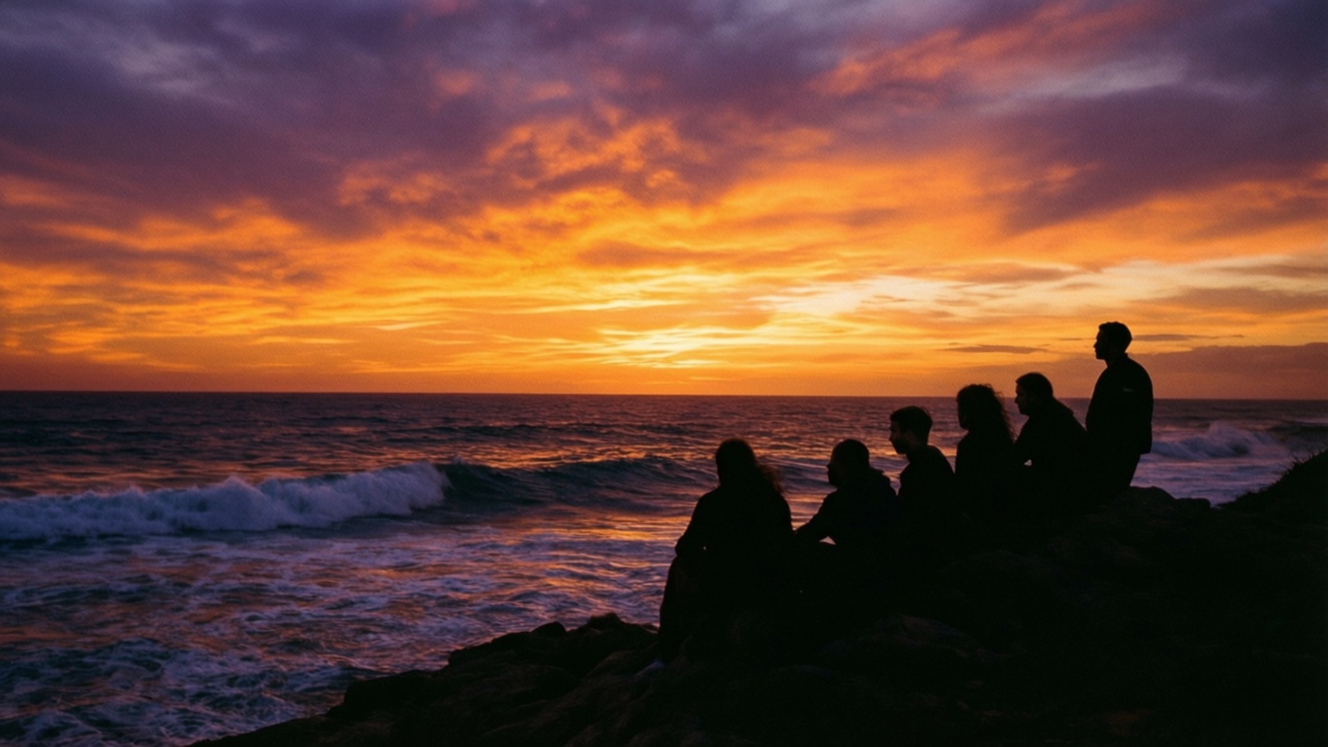 Sunset Silhouette Wallpaper