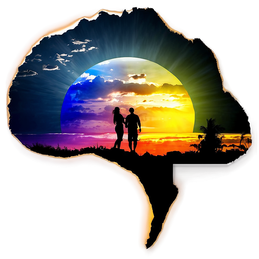 Sunset Silhouette Png Fvd PNG