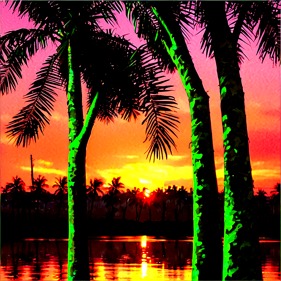 Sunset Through Trees Png Ylo43 PNG